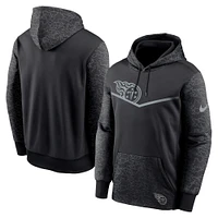 Men's Nike Black Tennessee Titans RFLCTV Chevron Pullover Hoodie