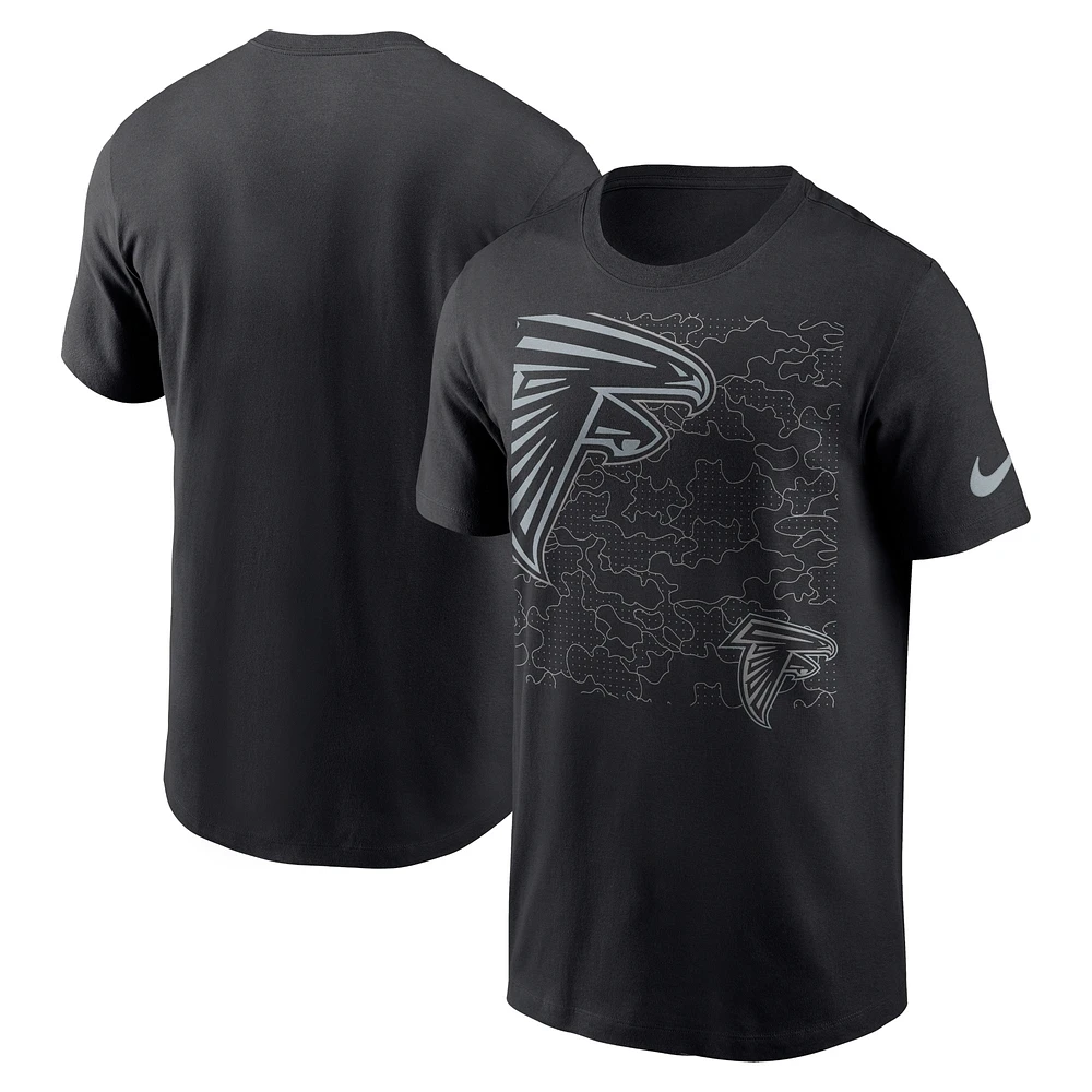 Men's Nike Black Atlanta Falcons RFLCTV T-Shirt