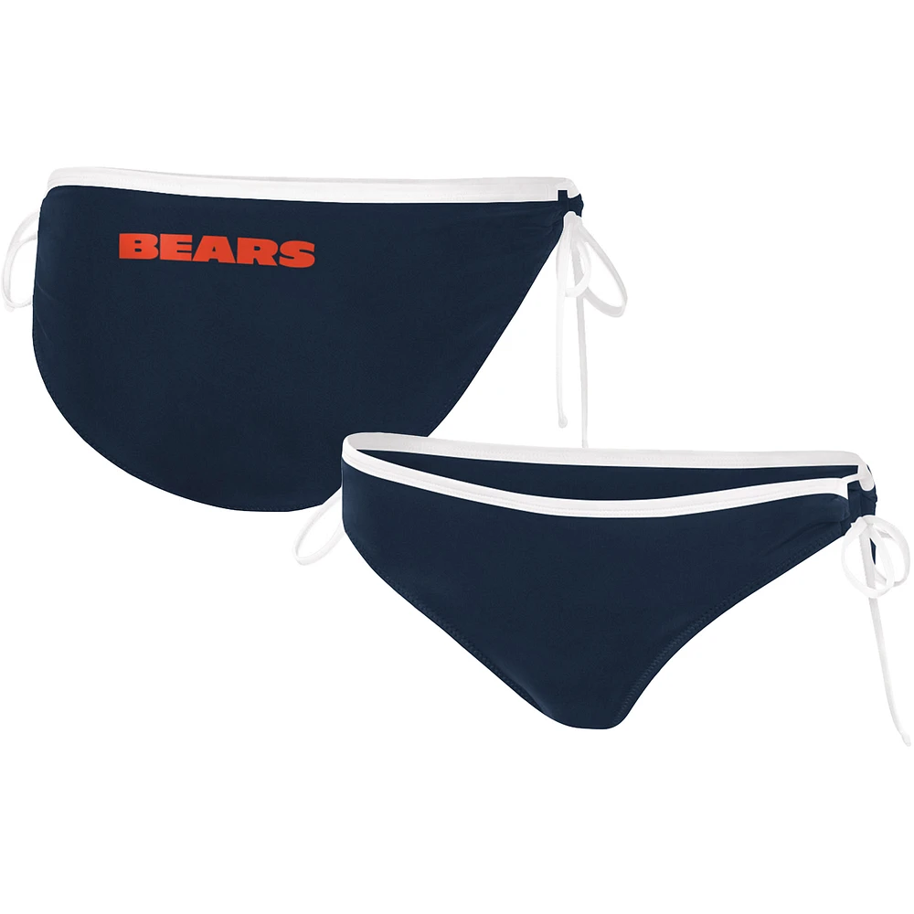 Women's G-III 4Her by Carl Banks Navy Chicago Bears Perfect Match Bikini Bottom