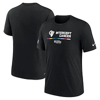 Men's Nike Black Los Angeles Rams NFL Crucial Catch Performance T-Shirt