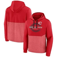 Men's Fanatics Red Cincinnati Reds Call the Shots Pullover Hoodie