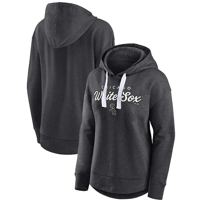 Women's Fanatics Heather Charcoal Chicago White Sox Set to Fly Pullover Hoodie