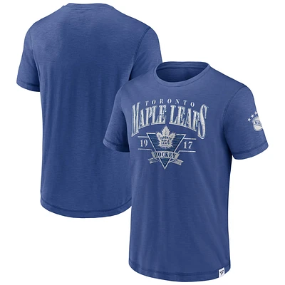 Men's Fanatics Blue Toronto Maple Leafs Elusive Slub T-Shirt