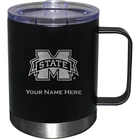 Black Mississippi State Bulldogs 12oz. Personalized Stainless Steel Lowball with Handle