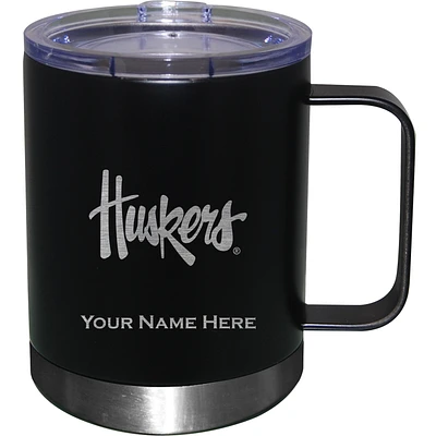 Nebraska Huskers 12oz. Personalized Stainless Steel Lowball with Handle