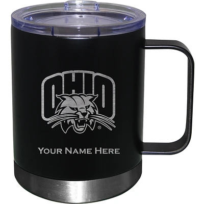 Ohio Bobcats 12oz. Personalized Stainless Steel Lowball with Handle