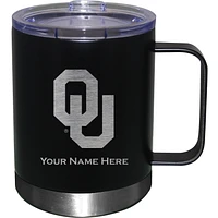 Oklahoma Sooners 12oz. Personalized Stainless Steel Lowball with Handle