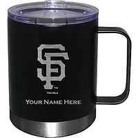 Black San Francisco Giants 12oz. Personalized Stainless Steel Lowball with Handle