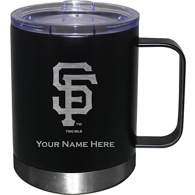 Black San Francisco Giants 12oz. Personalized Stainless Steel Lowball with Handle