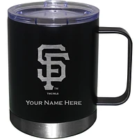 Black San Francisco Giants 12oz. Personalized Stainless Steel Lowball with Handle