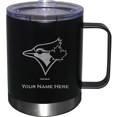 Black Toronto Blue Jays 12oz. Personalized Stainless Steel Lowball with Handle