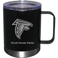 Black Atlanta Falcons 12oz. Personalized Stainless Steel Lowball with Handle