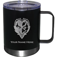 Black Baltimore Ravens 12oz. Personalized Stainless Steel Lowball with Handle