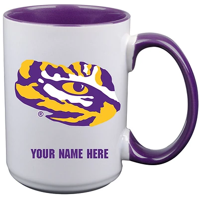 LSU Tigers 15oz. Personalized Ceramic Mug