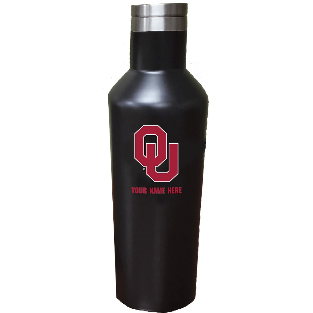 Oklahoma Sooners 17oz. Personalized Stainless Steel Infinity Bottle