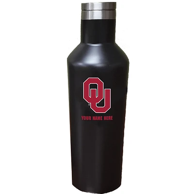 Oklahoma Sooners 17oz. Personalized Stainless Steel Infinity Bottle
