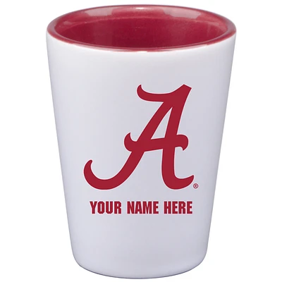 Alabama Crimson Tide 2oz. Personalized Ceramic Shot Glass