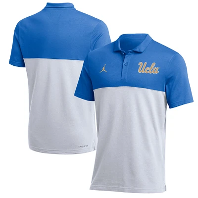 Men's Jordan Brand Light Blue UCLA Bruins 2022 Coaches Performance Polo