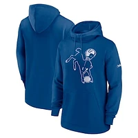 Men's Nike Royal Indianapolis Colts Classic Pullover Hoodie