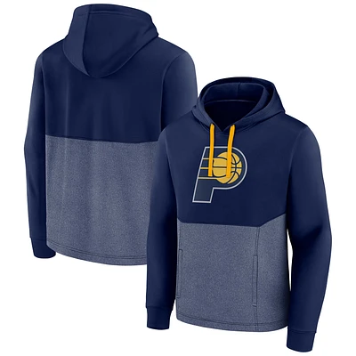 Men's Fanatics Navy Indiana Pacers Winter Camp Pullover Hoodie