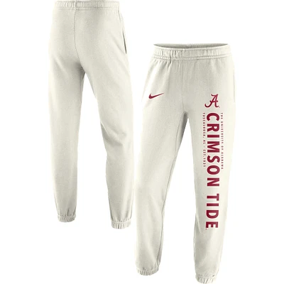 Men's Nike Cream Alabama Crimson Tide Saturday Fleece Pants