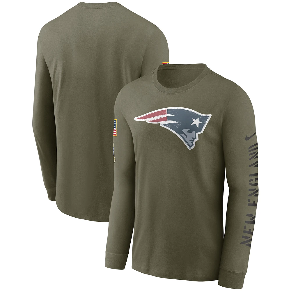 Men's Nike Olive New England Patriots Salute to Service