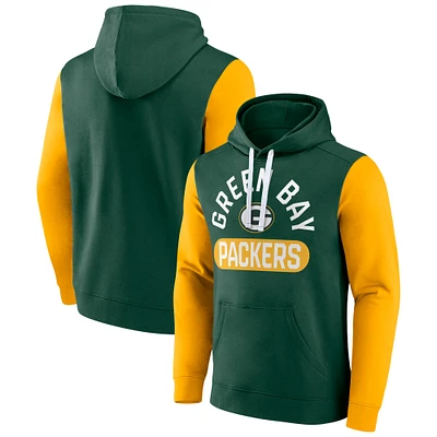 Men's Fanatics Green Bay Packers Extra Point Pullover Hoodie