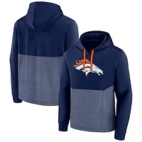 Men's Fanatics Navy Denver Broncos Winter Camp Pullover Hoodie