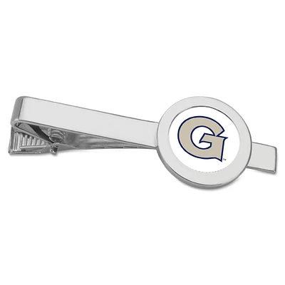 Silver Georgetown Hoyas Tie Bar