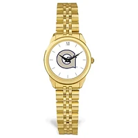 Women's Gold Georgetown Hoyas Medallion Rolled Link Bracelet Wristwatch