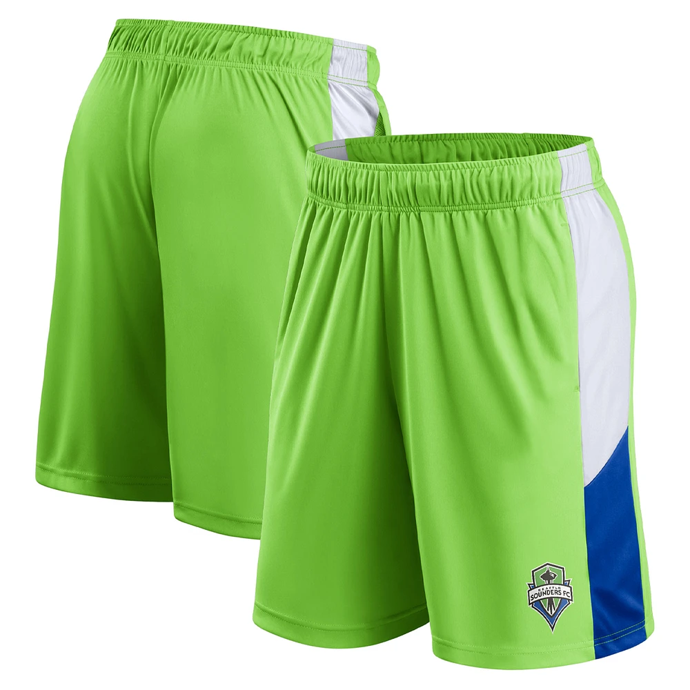 Men's Fanatics Rave Green Seattle Sounders FC Champion Rush Shorts