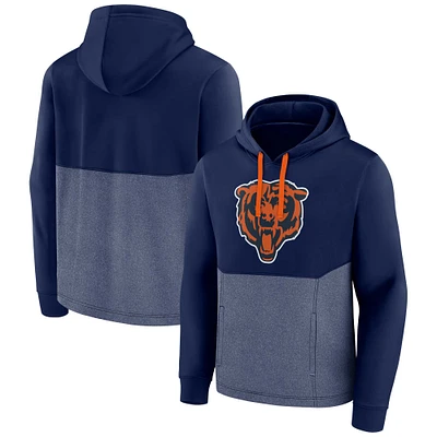 Men's Fanatics Navy Chicago Bears Team Fleece Pullover Hoodie