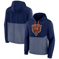 Men's Fanatics Navy Chicago Bears Team Fleece Pullover Hoodie