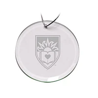 Lehigh Mountain Hawks 3'' Team Glass Round Ornament