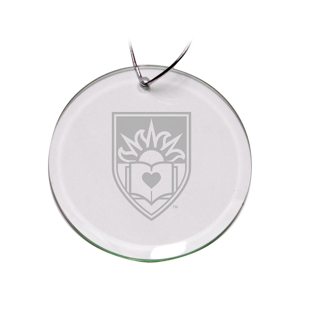 Lehigh Mountain Hawks 3'' Team Glass Round Ornament