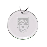 Lehigh Mountain Hawks 3'' Team Glass Round Ornament