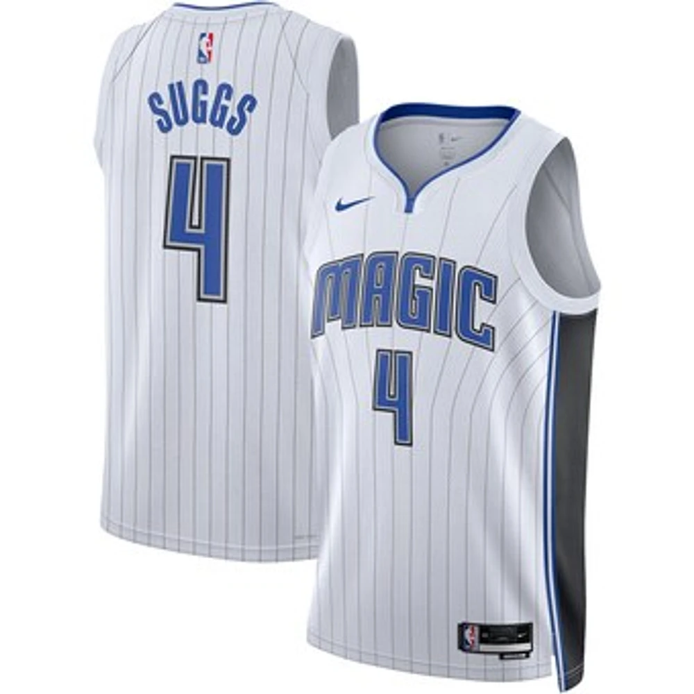 Unisex Nike Jalen Suggs White Orlando Magic Swingman Jersey - Association Edition