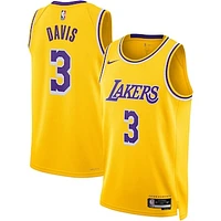 Unisex Nike Anthony Davis Gold Los Angeles Lakers Swingman Jersey - Icon Edition