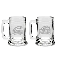 George Mason Patriots 15oz. 2-Piece Colonial Tankard Set