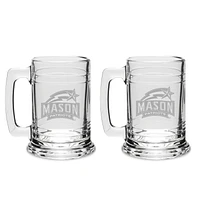 George Mason Patriots 15oz. 2-Piece Colonial Tankard Set