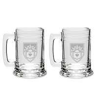 Lehigh Mountain Hawks Team 15oz. 2-Piece Colonial Tankard Set