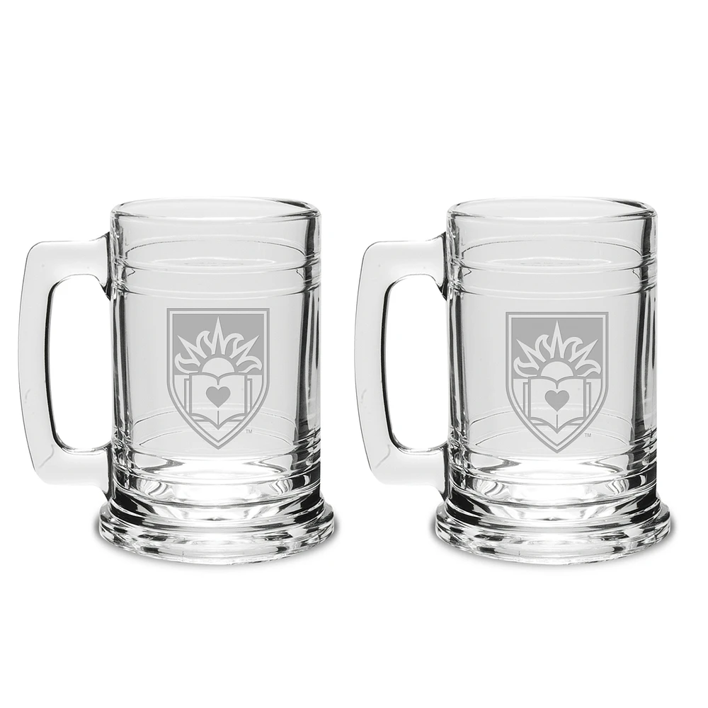 Lehigh Mountain Hawks Team 15oz. 2-Piece Colonial Tankard Set