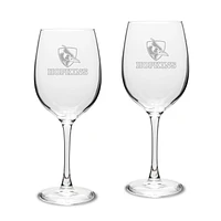 Johns Hopkins Blue Jays 16oz. 2-Piece Traditional White Wine Glass Set