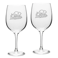 Bucknell Bison 19oz. 2-Piece Traditional Robusto Red Wine Table Glass Set