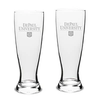 DePaul Blue Demons 23oz. 2-Piece Stylish University Pilsner Set