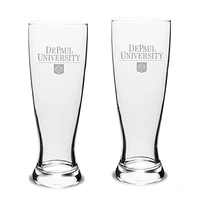 DePaul Blue Demons 23oz. 2-Piece Stylish University Pilsner Set