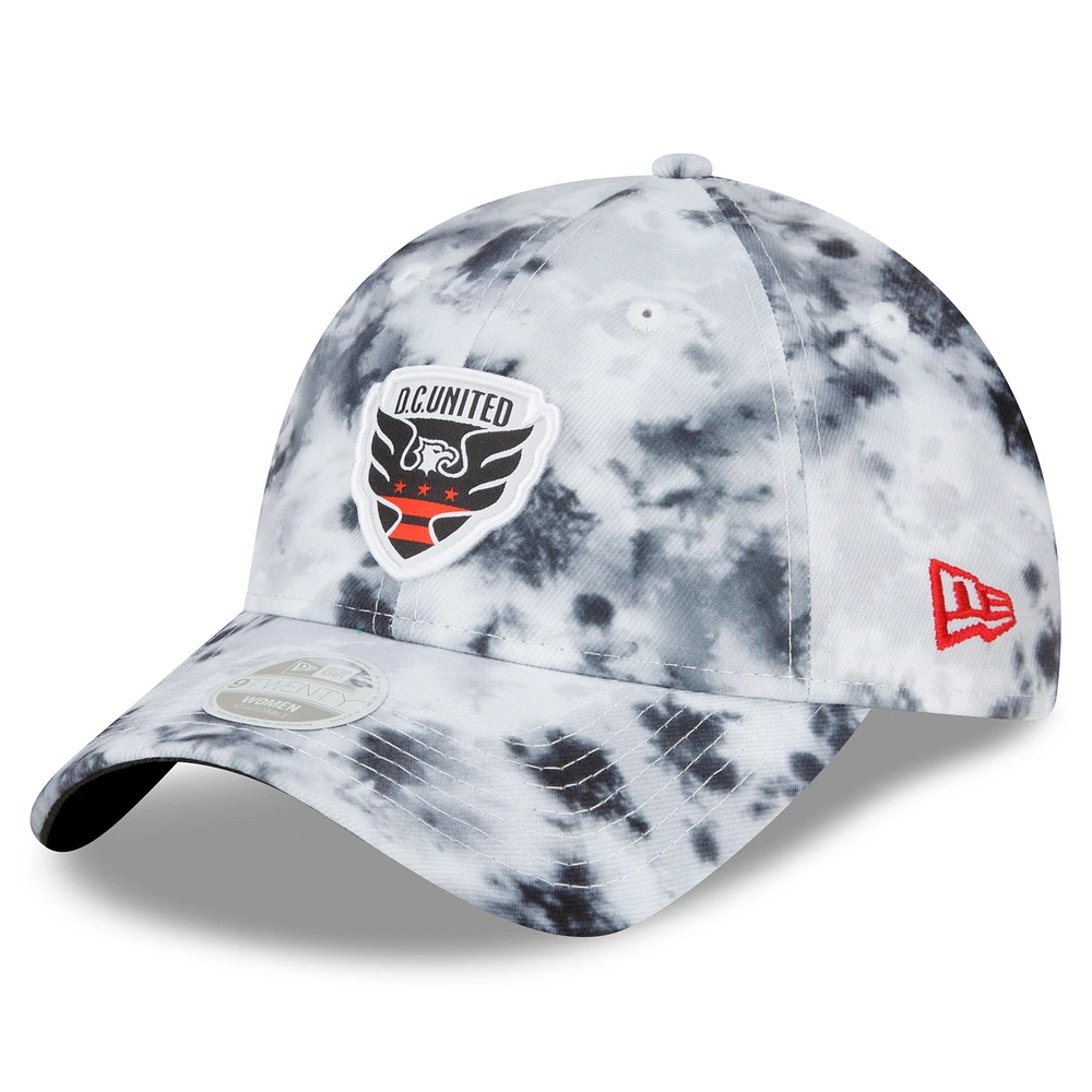 Women's New Era Black D.C. United Tie-Dye 9TWENTY Adjustable Hat