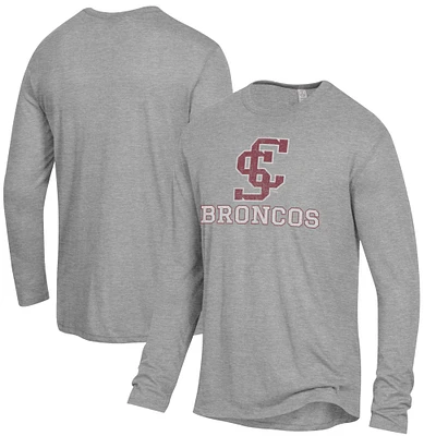 Men's Gray Santa Clara Broncos Keeper Long Sleeve T-Shirt