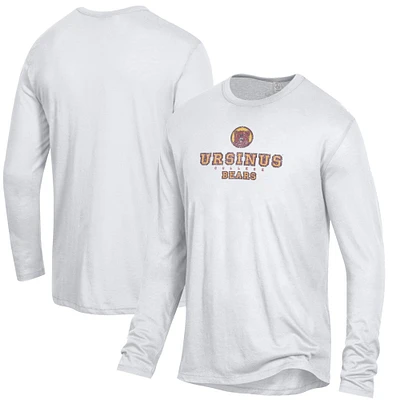 Men's White Ursinus Bears Keeper Long Sleeve T-Shirt