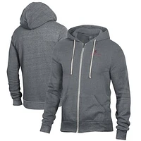 Men's Gray Santa Clara Broncos Rocky Full-Zip Hoodie